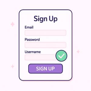 Register a free account: 