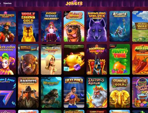 Joker8 Casino magaways screenshot