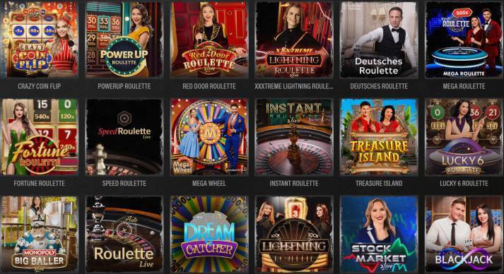 Jokery Casino live games screenshot