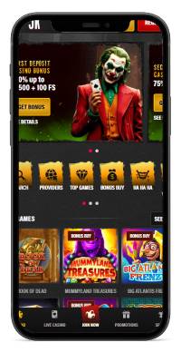 Jokery Casino mobile screenshot