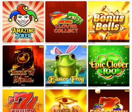 Merlin Casino online slots screenshot